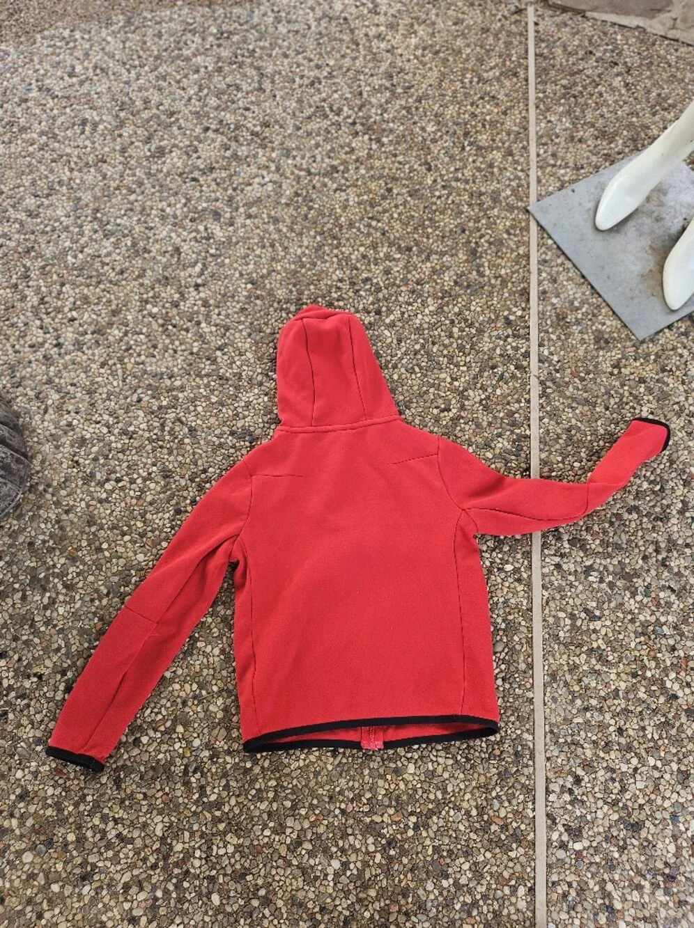 Nike Techical Red Hooded Athletic Jacket Boys Kids M